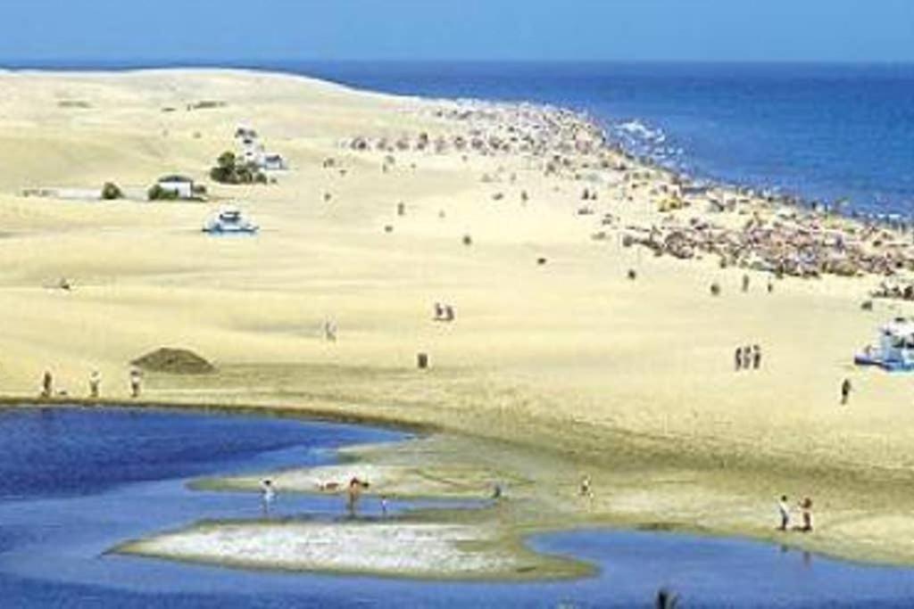 Bungalow Maspalomas Tranquilo Luminoso Y Apto Para El Teletrabajo Kültér fotó