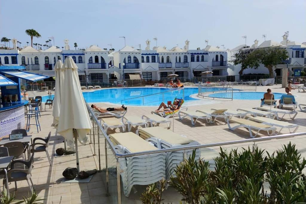Bungalow Maspalomas Tranquilo Luminoso Y Apto Para El Teletrabajo Kültér fotó